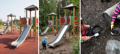 Гумените подлоги на игралишта во Финска заменети со кал – децата имаат зајакнат имунитет за само 1 година