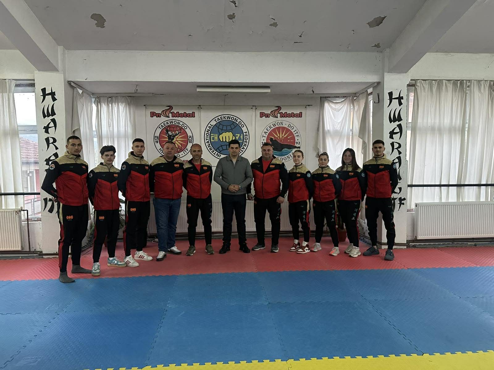 Градоначалникот Пецаков им посака успех на Македонската традиционална таеквон-до федерација на европското првенство во Грција