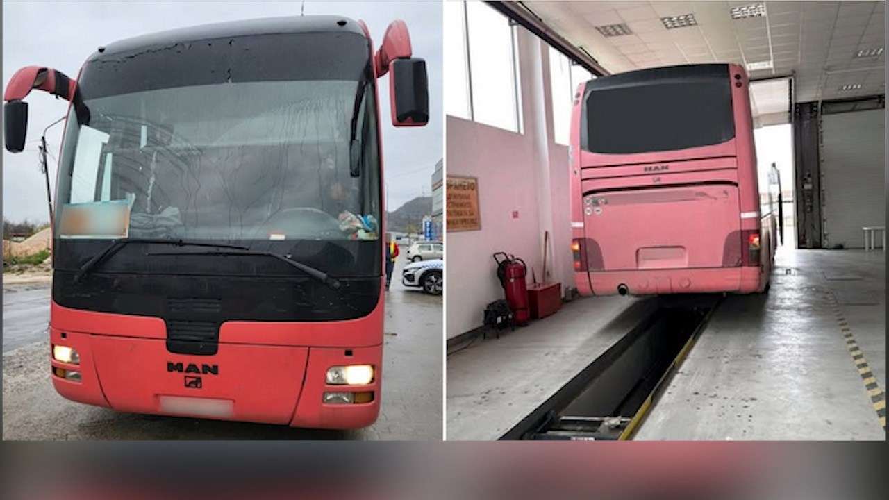 Во автобус со неисправни кочници возач превезувал 85 деца наместо дозволените 48