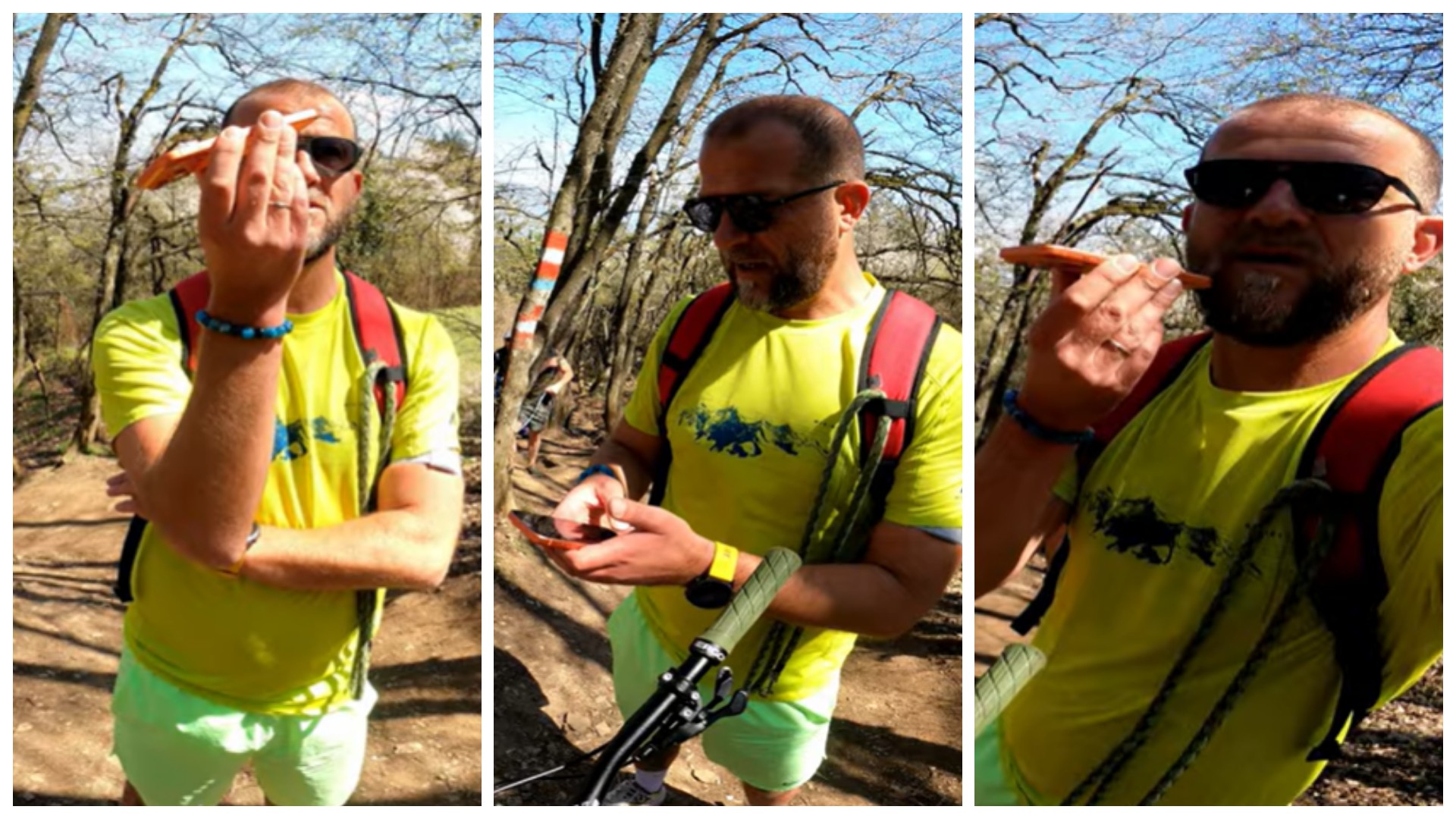 Расправија на Водно: „Ало полиција, со две малолетни деца сум на пешачка патека, запрев велосипед со голема брзина…“