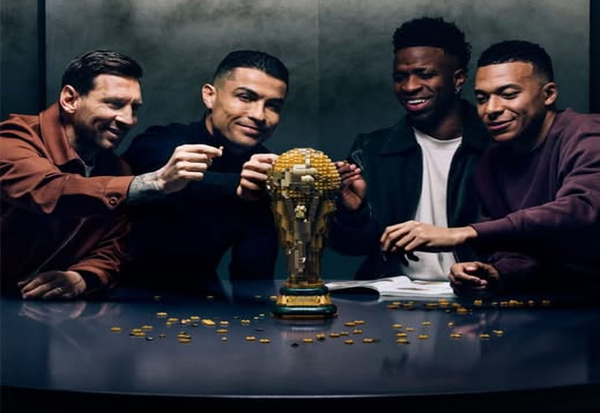 Реклама за „Лего“ што го „запали“ интернетот – Роналдо, Меси, Мбапе и Винисиус на иста маса