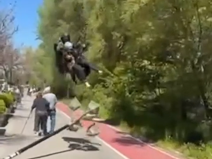 Параглајдерист во Охрид ја промаши целта