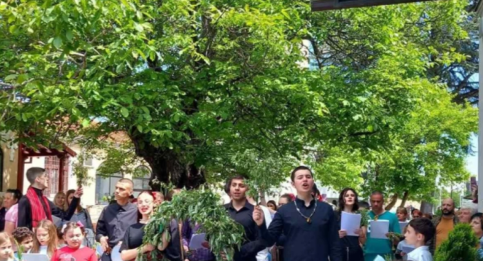 Лазарева поворка и каланди во центарот на Скопје по повод Лазарева сабота