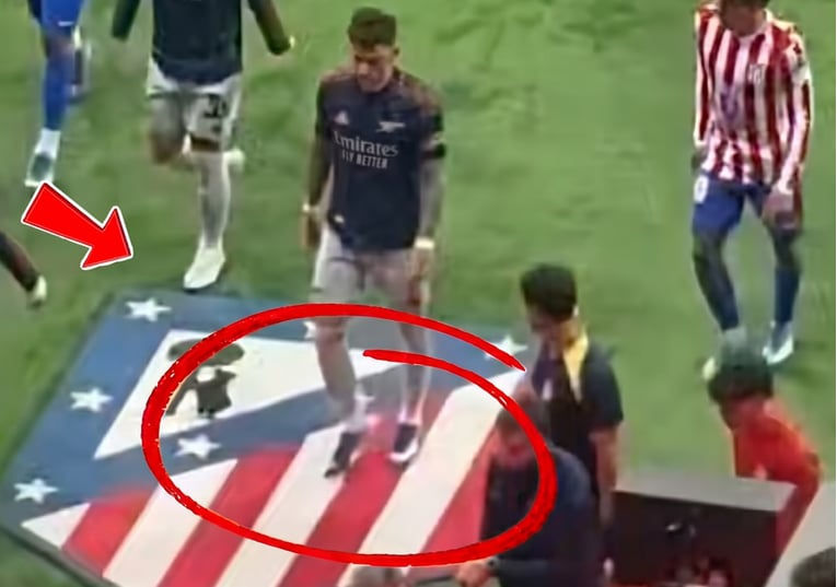 Фудбалер на Арсенал згазна на грбот на Атлетико, Диего Симеоне и син му го нападнаа (ВИДЕО)