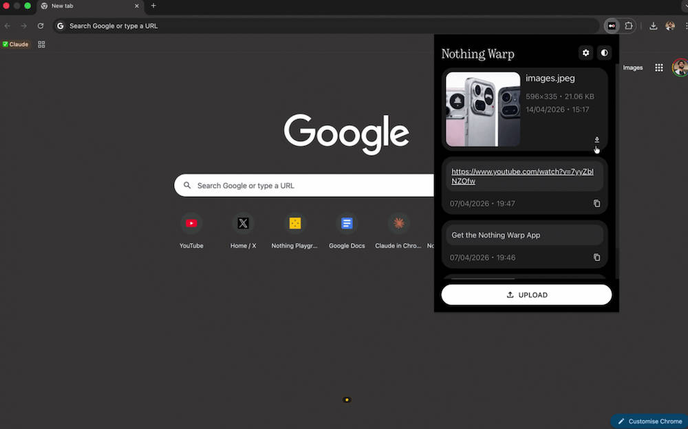 Nothing ја претстави апликацијата Warp за пренос на фајлови меѓу Android уреди и компјутери