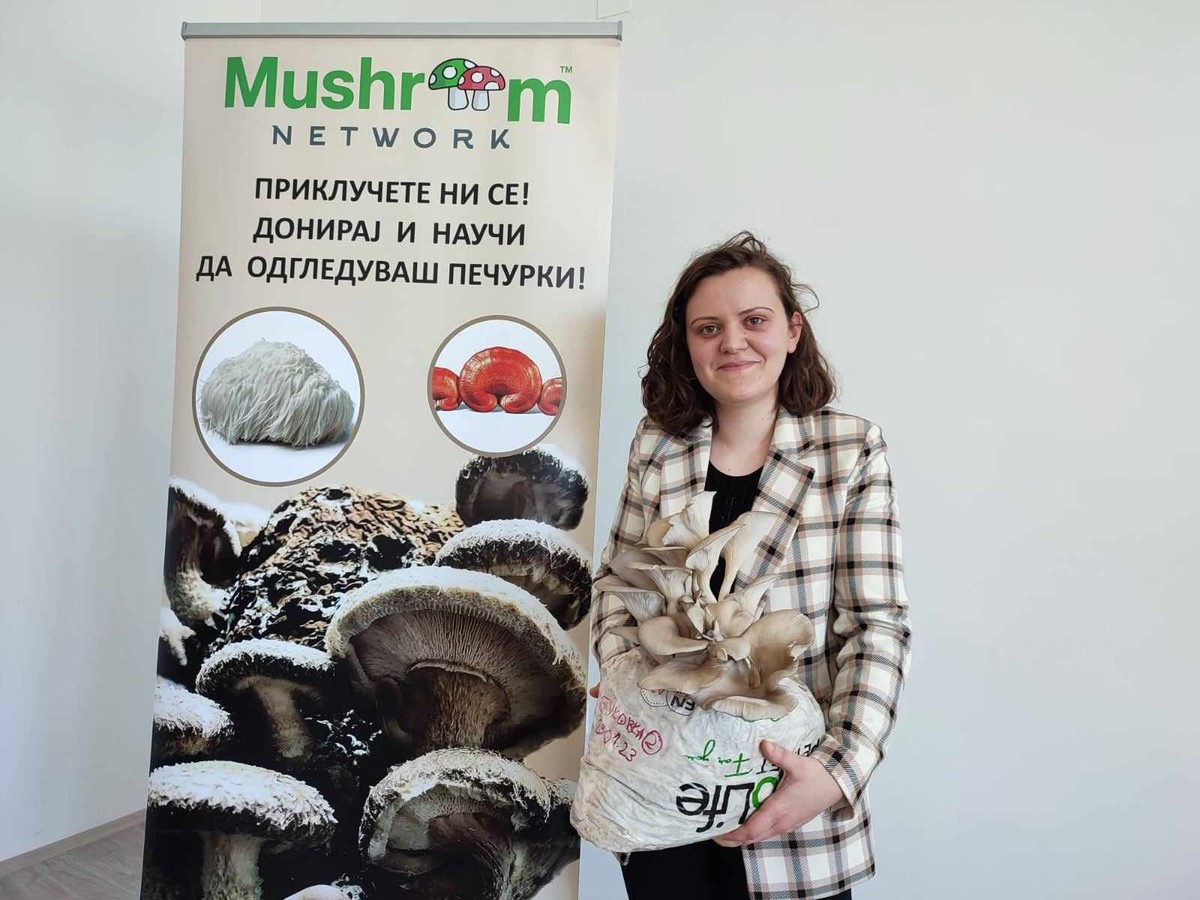 Кристина од Неготино: Девојката која ја оживува агрикултурата со печурки, инсекти и соларна енергија