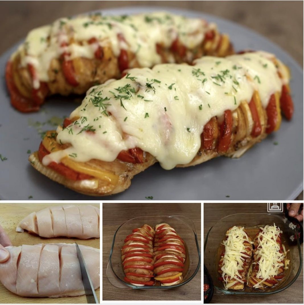 Зачудувачки вкусно „хармоника“ пилешко со сирење – Лесна подготовка за гурманско доживување кое изгледа како од ресторан