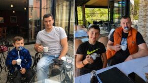 Тогаш и сега: Спасен Силјаноски со син му – улогите се сменија!