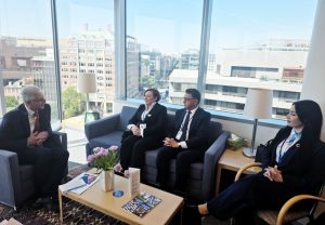 Славески на средби со ММФ: Потребен е внимателен пристап во услови на зголемени светски ризици, Народната банка води претпазлива и конзистентна политика