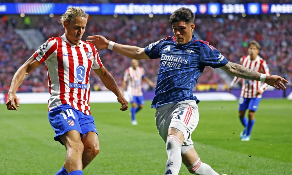 Атлетико и Арсенал ремизираа во Мадрид, патникот во финалето во ЛШ ќе се решава во Лондон