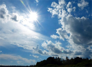 Сончево и релативно топло со мала до умерена локална облачност