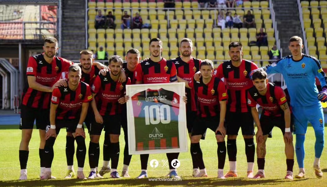 Омерагиќ со хет-трикот против Тиквеш прослави и јубилеј во дресот на Вардар