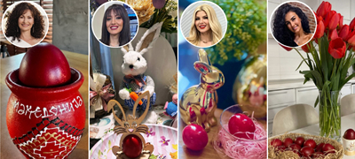 Три црвени за здравје и среќа – Првите велигденски јајца во домовите на познатите Македонци