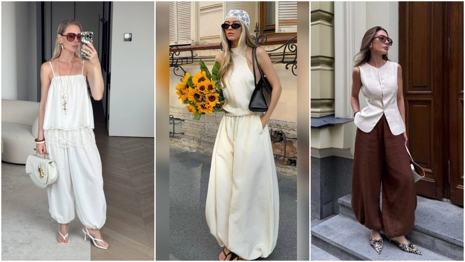 Балон панталоните се водечки тренд оваа пролет: Еве идеи како да ги комбинирате (ФОТО)