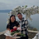(Фото+видео) Романтично запросување во Охрид со сцена како од филм