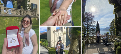 Игор од Прилеп ја запроси саканата Елена на магична локација покрај езерото Комо во Италија (фото)