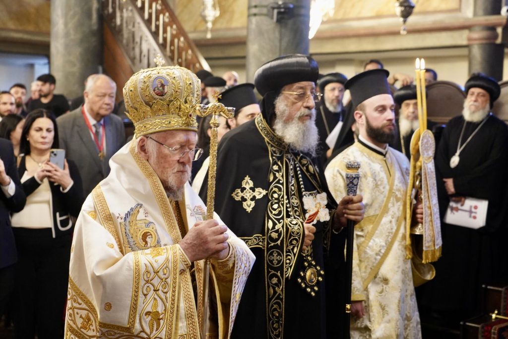 Поглаварот на Коптите присуствуваше на Литургијата што во Фанар ја служеше Вселенскиот патријарх