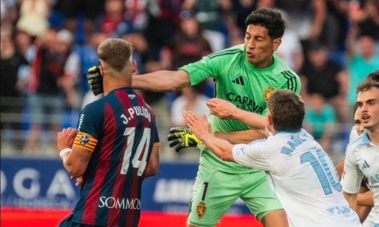 Дрзок боксерски испад на голманот на Сарагоса