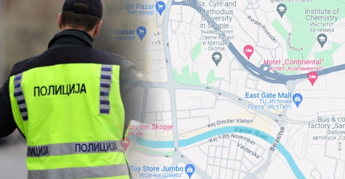 Протест на студентите за полагање правосуден испит на албански јазик