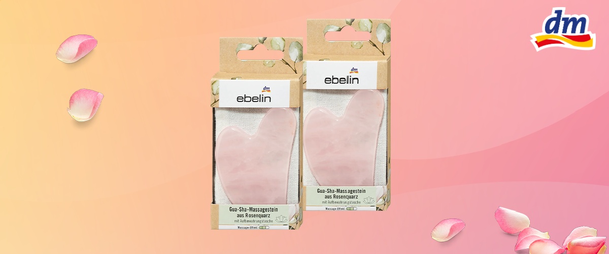 Купете производи за нега на лице над 999 денари во dm и добијте подарок ebelin гуа ша камен!
