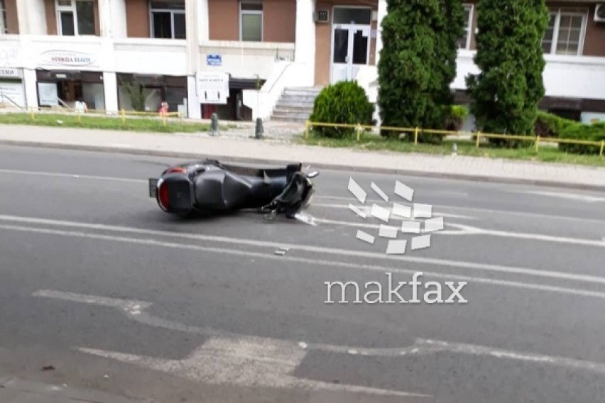 Тешко повреден мотоциклист по удар со возило