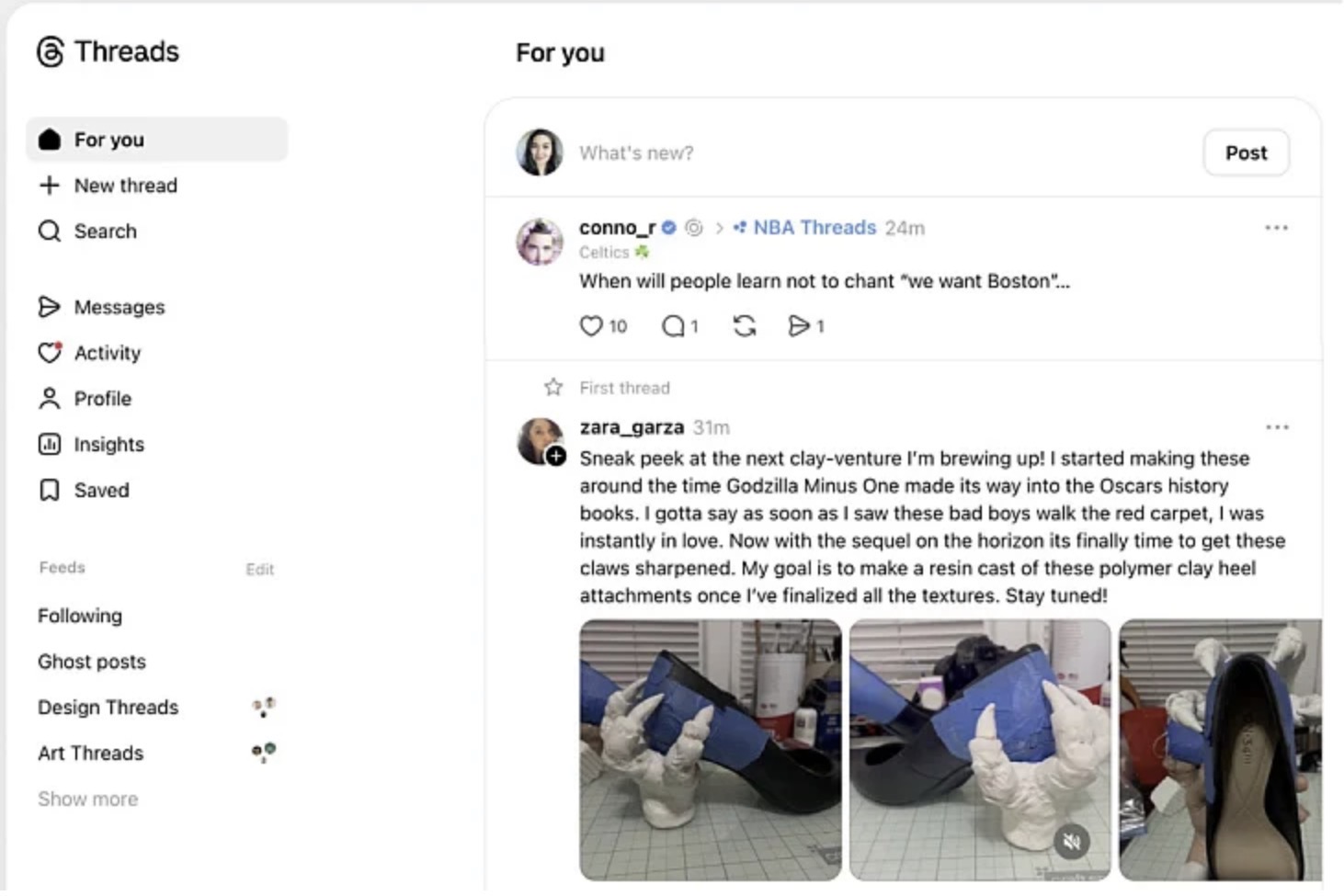 Meta тестира редизајн на Threads на веб, кој конечно додава директни пораки