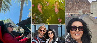 Драгана Мирковиќ на турнеја и уживање во Лас Вегас со македонскиот рокер - вози бесни автомобили, ужива по разводот