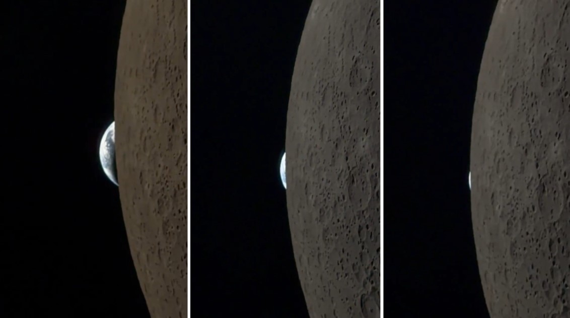 „Заоѓањето на Земјата“ првпат снимено со iPhone од вселената