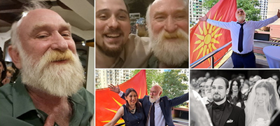 „Срцето ти се радува“ - Актерот Владо Јовановски стана дедо, пее со син му на мекици за внукот