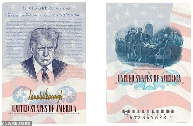 Историски редизајн на американските пасоши: отсега ќе имаат портрет на Доналд Трамп