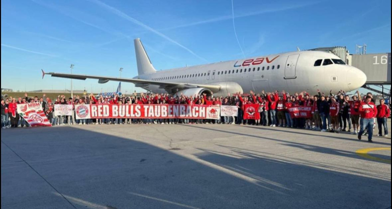 180 навивачи на Баерн си изнајмиле авион за дуелот со Реал Мадрид