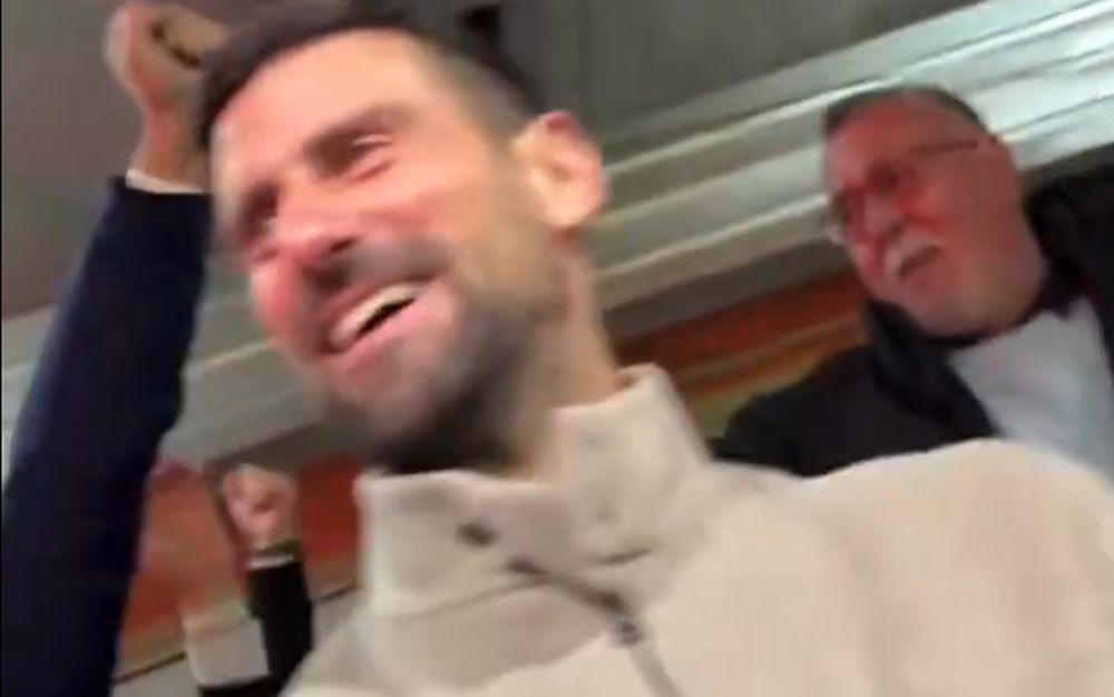 Ѓоковиќ на трибините го славеше големиот успех на БиХ - шампионот им донесе среќа! (ВИДЕО)