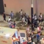 Хорор пред дерби: Ѕид паднал врз навивачи – има загинати (Видео)