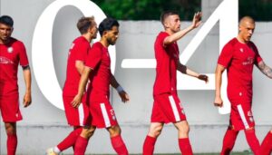 Инцидент во Куманово: Нападнати фудбалерите на Струга ТЛ, побарале полициска придружба да го напуштат стадионот