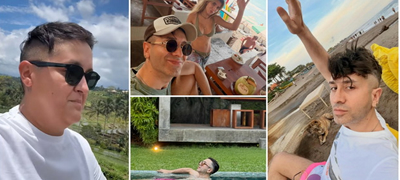 Марија Шерифовиќ беше на Бали со полубратот Данијел, кој татко ѝ го добил од вонбрачна врска со друга жена