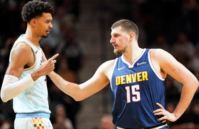 (Видео) Јокиќ 39, Вембањама 34 поени – Денвер по едно продолжение го победи Сан Антонио