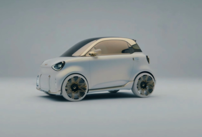 Новиот најмал електричен автомобил „смарт“ пристигнува во септември | ВИДЕО