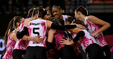 „Брејк“ на одбојкарките на Младост во првиот четвртфинален дуел со Вардар