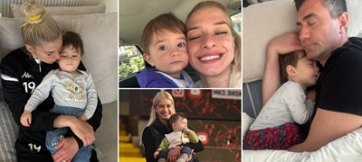 Едина Муса со нови семејни фотки: Мачка спие прегрнат со синот, таа тврди дека Максим е нејзина копија