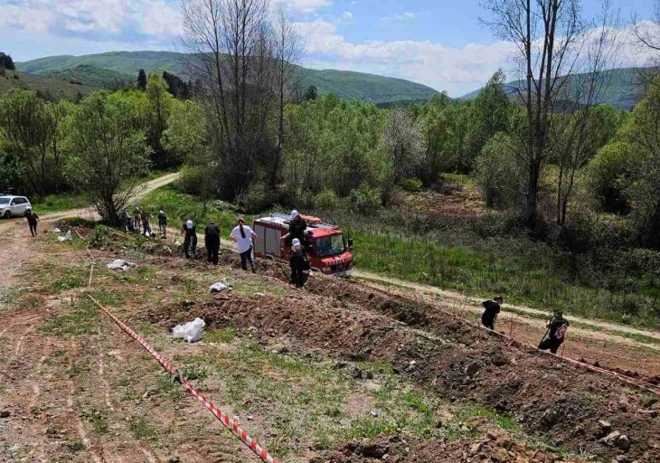 Акција за воспоставување противпожарни појаси на Белчишкото Блато во Дебрца