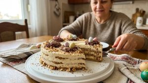 (Рецепт) Кремаста, издашна и без печење: Оваа торта ќе биде ѕвезда на вашата велигденска трпеза
