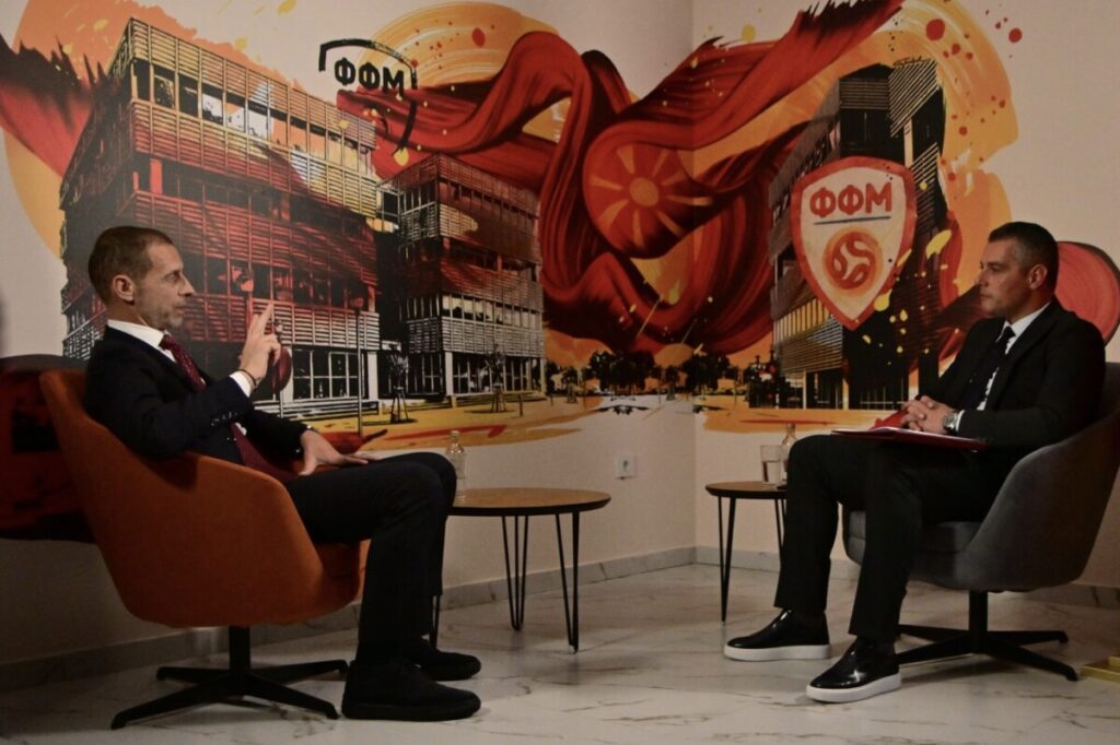 Чеферин во интервју: УЕФА ги контролира сите сојузи, Масар Омерагиќ одлично си ја врши работата!