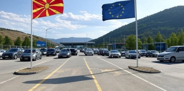 Поголемо чекање на граничниот премин “Дојран” од грчка страна поради враќање на македонските викенд туристи