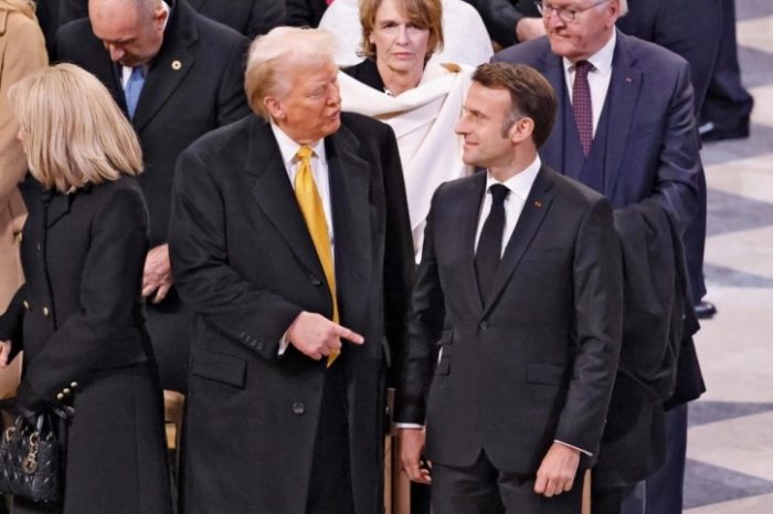 МАКРОН: Не се елегантни изјавите на Трамп „Брижит се однесува лошо кон него“ и „Макрон едвај се опоравува од ударот во вилицата“