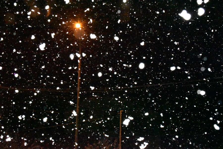 Ноќва вее снег на Маврово