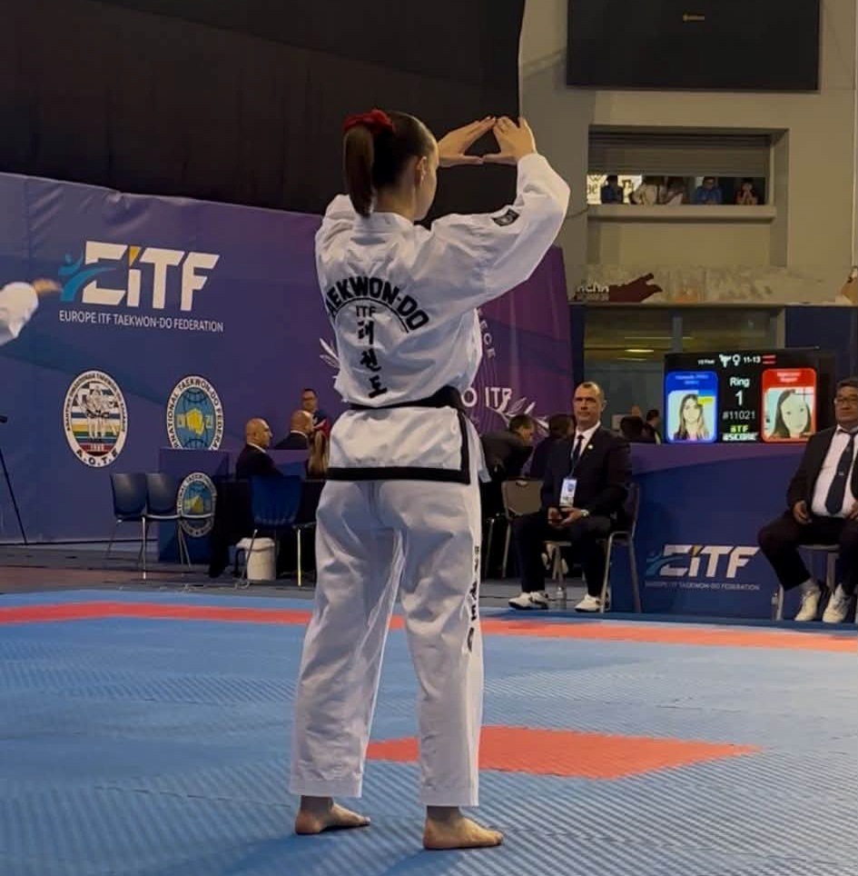 Христијана Парулеска се бореше за медал на Европското таеквондо ИТФ првенство