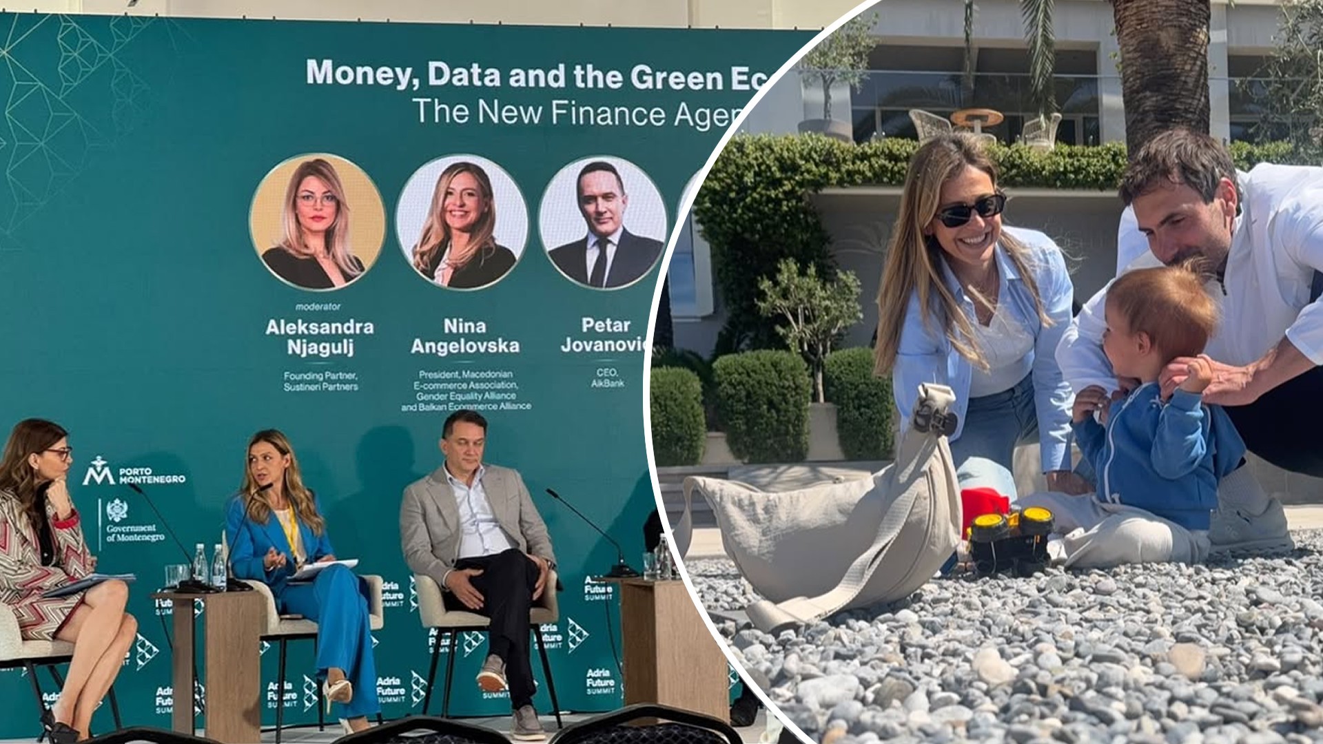 Нина Ангеловска на работно патување, а одвои време и за семејството – идилични моменти од Црна Гора (фото)