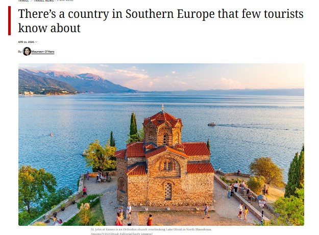 CNN ЈА СТАВИ МАКЕДОНИЈА НА ТУРИСТИЧКАТА МАПА: „Скриен бисер“ што светот допрва ќе го открива