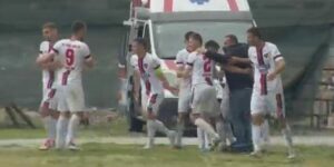 Арачиновци ја шокираат Шкендија среде Тетово: Водство на второлигашот од 1-2 на полувремето (ВИДЕО)