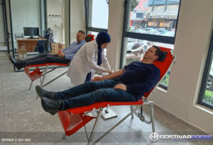 Акција за дарување крв во Општина Гостивар, градоначалникот Лимани еден од крводарителите